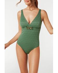 calzedonia green swimsuit