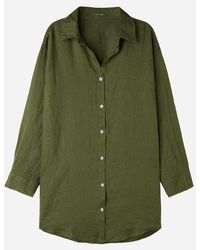 Calzedonia - Linen Shirt Dress - Lyst