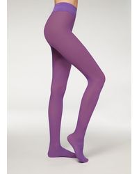 Pantis comfort 30 denier Calzedonia de Tejido sintético de color Gris Mujer Ropa de Calcetines y medias de Medias y pantis 