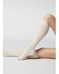 Autoreggenti cashmere di Calzedonia in Nero | Lyst