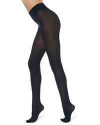 Calzedonia 50 Denier Total Comfort Silky Touch Tights - Blue
