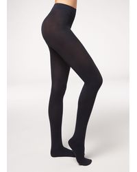 Autoreggenti coprenti di Calzedonia in Marrone | Lyst