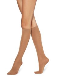 Calzedonia Tall Wool And Cotton Socks - Brown