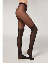 Calzedonia - Over-knee Boot Effect Tights - Lyst