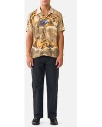CAMILLA - Short Sleeve Camp Collared Shirt Queen Of Bohemia - Lyst