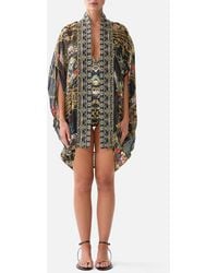 CAMILLA - Open Front Cardi Cape Palace Zoology - Lyst