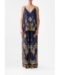 CAMILLA - Wide Leg Waisted Pant The Imperial Gate - Lyst