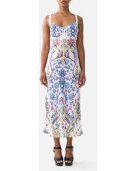CAMILLA - Gathered Bodice Bias Dress All About That Lace - Lyst