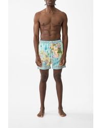 CAMILLA - Mid Length Boardshort With Elastic Waist Just Coasting - Lyst