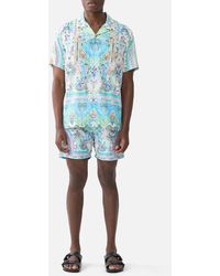 CAMILLA - Short Sleeve Camp Collared Shirt - Lyst