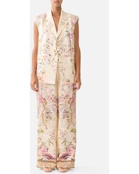 CAMILLA - Tailored Sleeveless Vest Adorned - Lyst