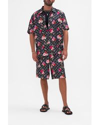 CAMILLA - Oversized Button Through Ss Shirt Reservation For Love - Lyst