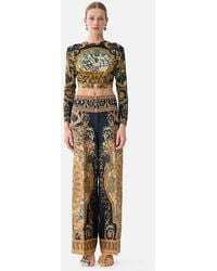 CAMILLA - Jersey Long Sleeve Top With Hardware Museum Memoirs - Lyst