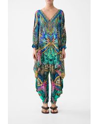 CAMILLA - Short Kaftan With Cuff Animal Alchemy - Lyst