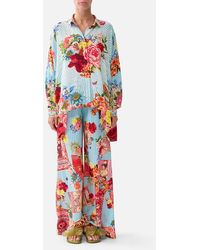 CAMILLA - Wide Body Collared Blouse Papers And Curious Capers - Lyst
