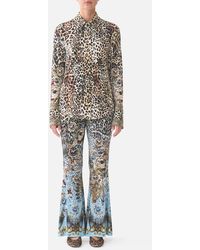 CAMILLA - Fitted Jersey Shirt Fiesta, Siesta, Repeat - Lyst