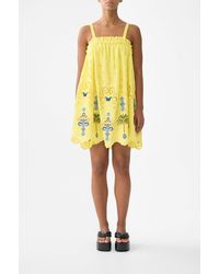 CAMILLA - Wide Strap Short Sundress Sultanahmet Summer - Lyst