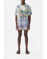 CAMILLA - Oversized Button Through Short Sleeve Shirt Wall To Wall Wonders - Lyst