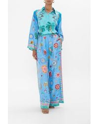 CAMILLA - Tuck Front Pant A Painted Village - Lyst