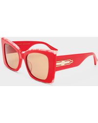 CAMILLA - Where's My Valet Sunglasses Solid Poppy Ivory Marble - Lyst