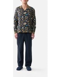 CAMILLA - Long Sleeve Camp Collared Shirt Amulets And Alchemy - Lyst