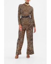 CAMILLA - Velvet Straight Leg Relaxed Trouser Soul Of A Star Gazer - Lyst