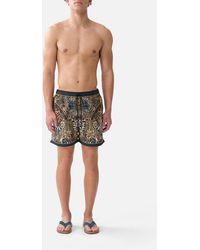 CAMILLA - Mid Length Boardshort With Elastic Waist Feline Folklore - Lyst