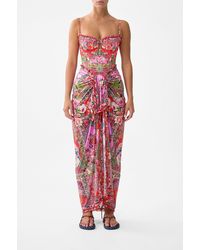 CAMILLA - Multi Wear Long Sarong With Frill Edge Heirloom Empire - Lyst