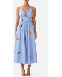 CAMILLA - Waistband Dress With Tie Detail Magic Of The Mercado - Lyst