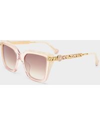 CAMILLA - Here Comes Trouble Sunglasses Crystal Rosewater Ivory Marble - Lyst