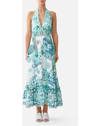 CAMILLA - Ruffle Neck Halter Dress Balearic Bebé - Lyst