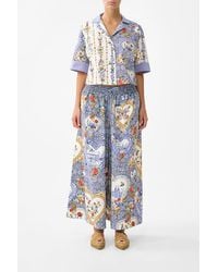 CAMILLA - Wide Leg Elastic Waist Pant The Pottery Parlour - Lyst