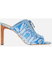 CAMILLA - Sofia Lace Up Front Heel Mule De Nada Granada - Lyst