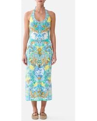 CAMILLA - Jersey Halter Dress Dial Up The Tiles - Lyst