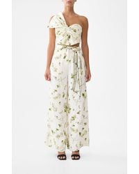 CAMILLA - Botanical Utopia Scarf Belt Wide Leg Pant - Lyst