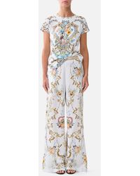CAMILLA - Minimal Wide Leg Pant Seville Sweetheart - Lyst