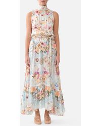 CAMILLA - Necktie Dress With Elasticated Waist A Taste For Lace - Lyst