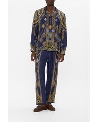 CAMILLA - Long Sleeve Camp Collared Shirt The Imperial Gate - Lyst
