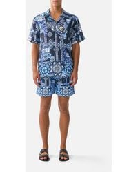 CAMILLA - Short Sleeve Cabana Shirt A Tiled Wonderland - Lyst