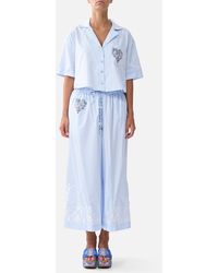 CAMILLA - Wide Leg Elastic Waist Pant Ottoman Opulence - Lyst