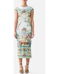 CAMILLA - Jersey Tank Dress With Cap Sleeves Art For The Empress - Lyst