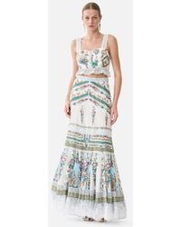 CAMILLA - Crop Top With Frill Detail Art For The Artisans - Lyst