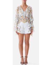 CAMILLA - Frilled Shorts Seville Sweetheart - Lyst