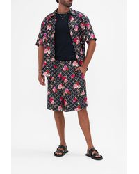 CAMILLA - Fixed Waist Mid Length Walk Short Reservation For Love - Lyst