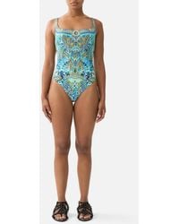 CAMILLA - Underwire Square Neck One Piece W Scoop Back Flamenco Euphoria - Lyst