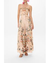 CAMILLA - Bandeeu Bodysuit With Frill Rose Garden Revolution - Lyst
