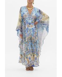 Camilla eBoutique - Long Kaftan With Waist Detail Al Manial Palace Memoirs - Lyst