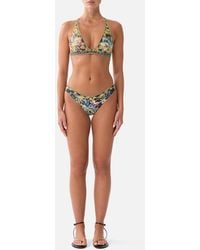 CAMILLA - High Tri Bikini Top W Front Trim Palace Zoology - Lyst