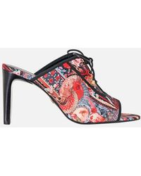 CAMILLA - Sofia Lace Up Front Heel Mule Daughters Of Duende - Lyst