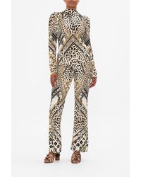CAMILLA - Cut Out Shoulder Knit Top Mosaic Muse - Lyst